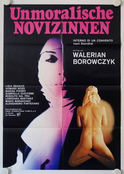 Unmoralische Novizinnen originales deutsches Filmplakat